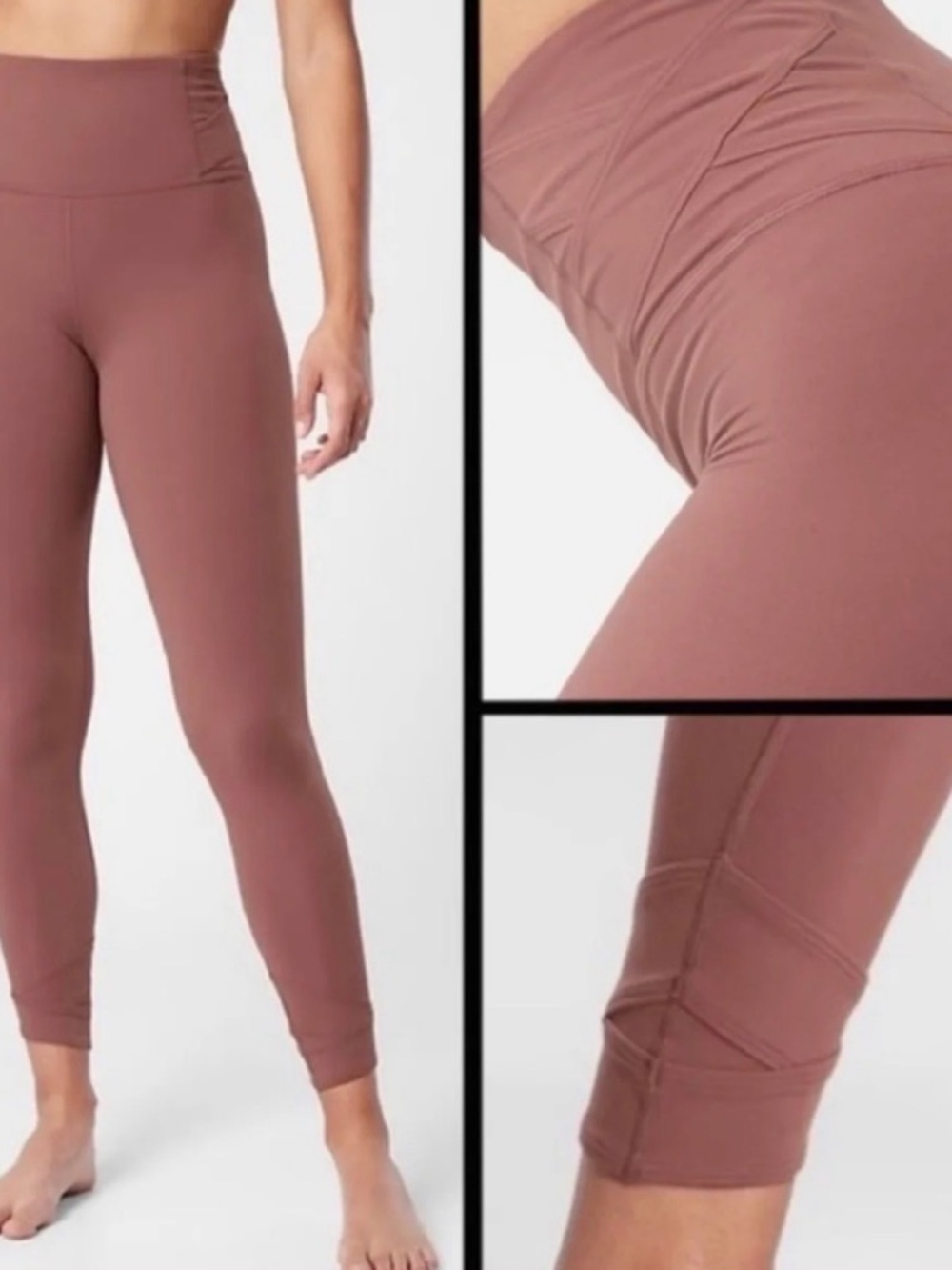 Athleta Elation Pirouette 7/8 Tight Hearth Rose MK0581